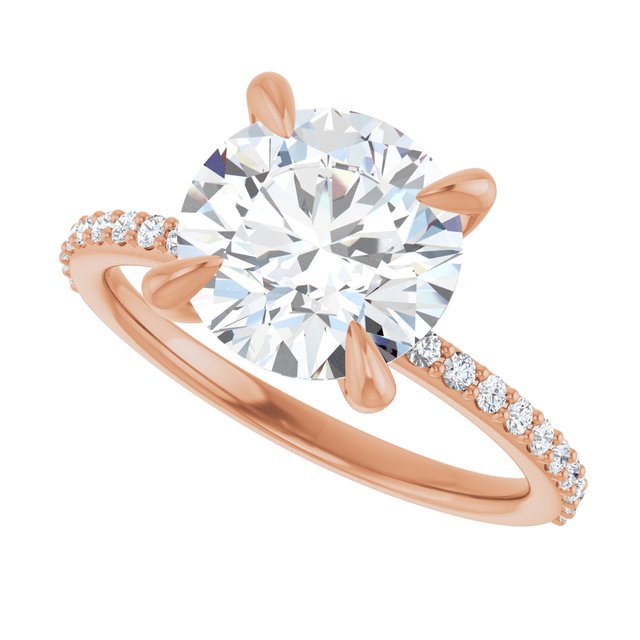 Akoma With 1.03 Carat Round Shape Natural Diamond (Certificate No: 671421226)