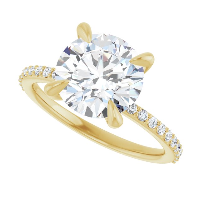 Akoma With 1.0 Carat Round Shape Natural Diamond (Certificate No: 671406003)
