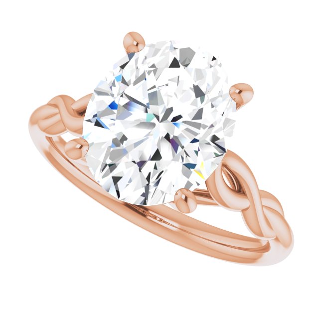 Pelo With 1.0 Carat Oval Shape Natural Diamond (Certificate No: 665405053)