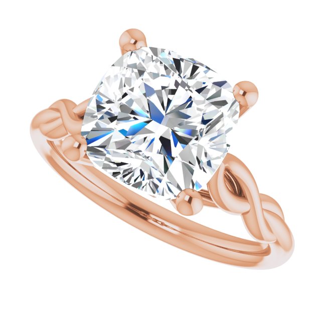 Pelo With 1.0 Carat Cushion Shape Natural Diamond (Certificate No: 480143121)