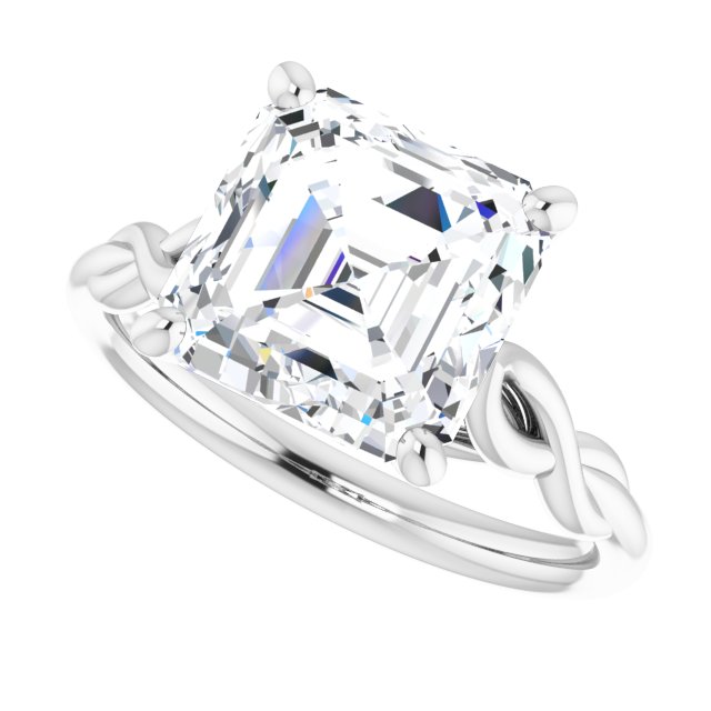 Pelo With 2.02 Carat Asscher Shape Natural Diamond (Certificate No: 5506447758)