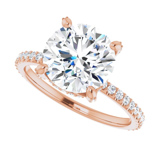 Okan With 1.04 Carat Round Shape Natural Diamond (Certificate No: 674522663)