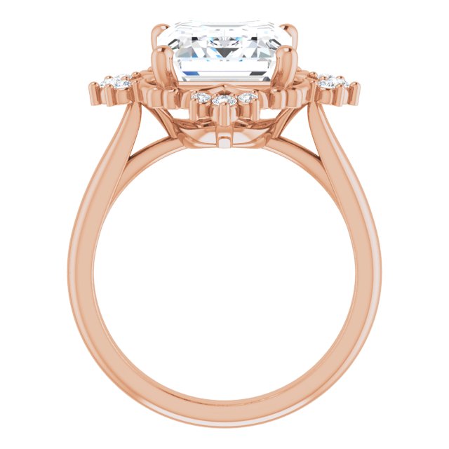 rose gold emerald