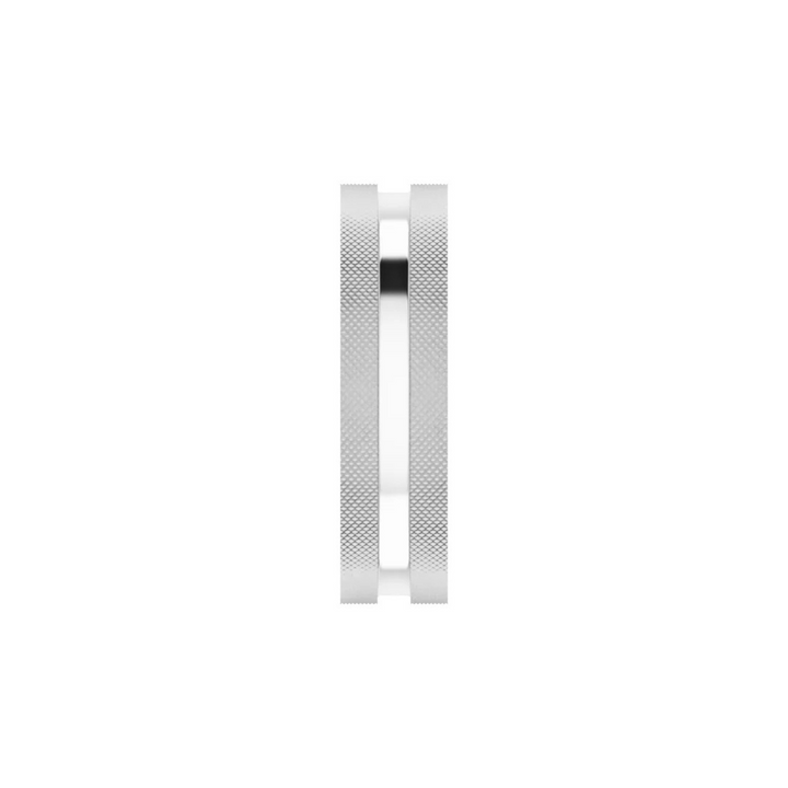 Knurled Edge Flat Band 6mm