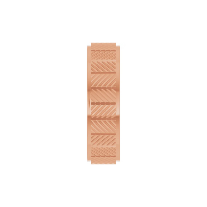 Chevron Grooved Flat Fit 6mm