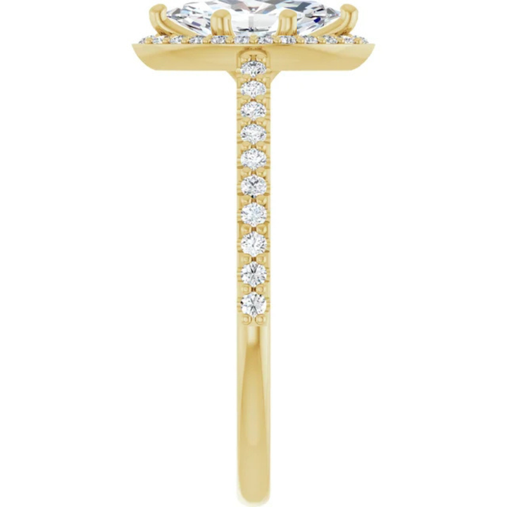 yellow gold marquise