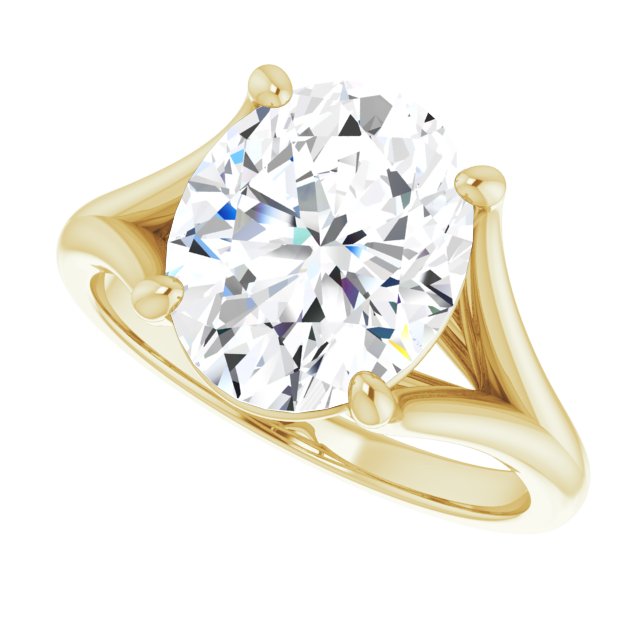 Roho With 3.01 Carat Oval Shape Natural Diamond (Certificate No: 673408896)