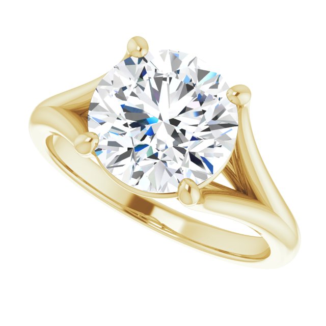 Roho With 1.0 Carat Round Shape Natural Diamond