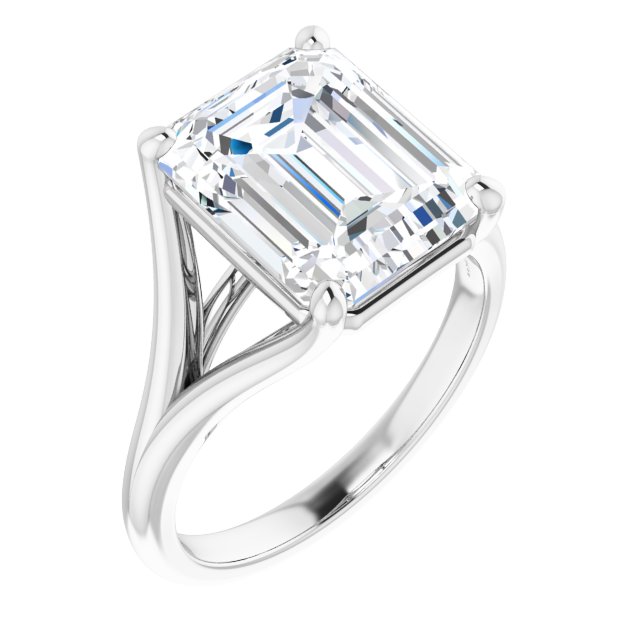 Roho With 1.42 Carat Emerald Shape Lab Diamond