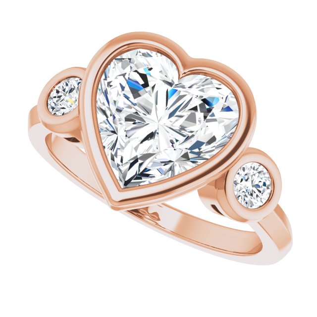 rose gold heart