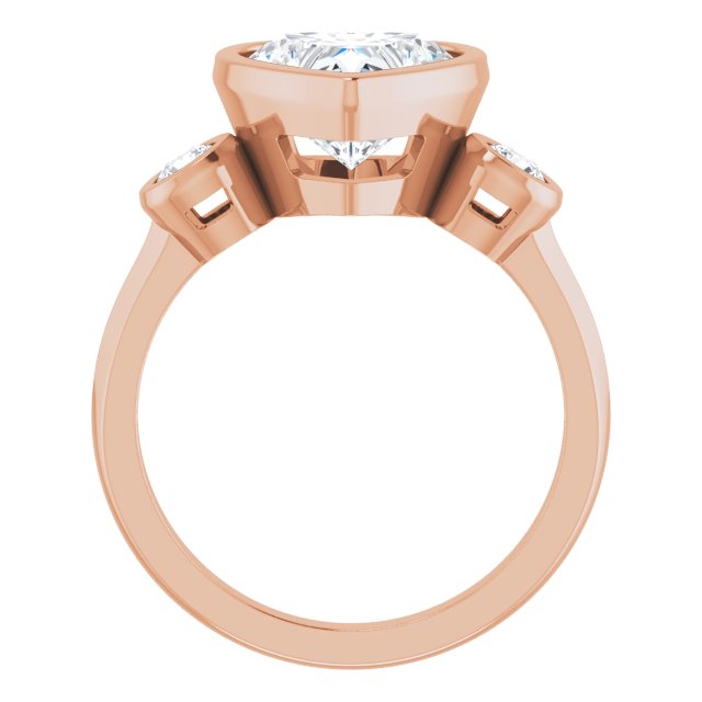 rose gold heart