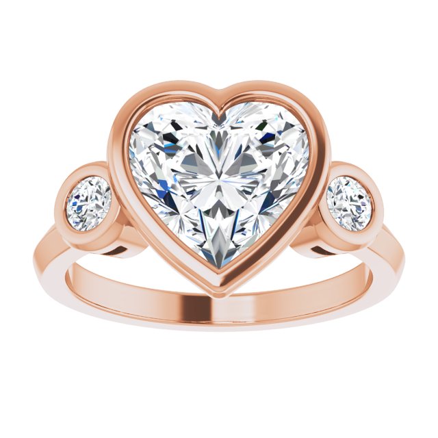 rose gold heart