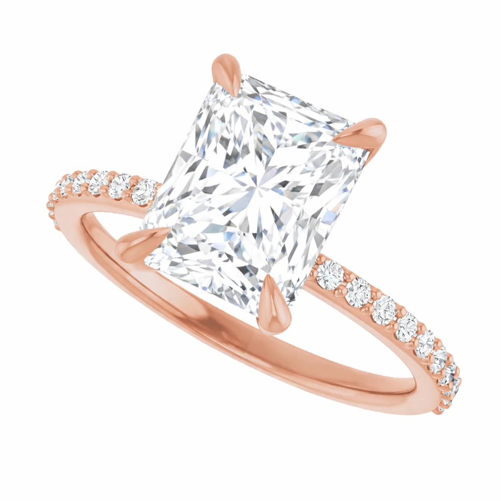 Akoma With 1.01 Carat Radiant Shape Natural Diamond (Certificate No: 1559619239)