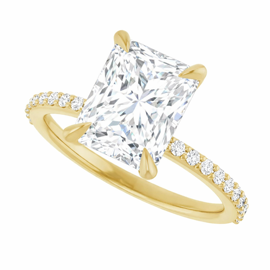 Akoma With 2.0 Carat Radiant Shape Lab Diamond