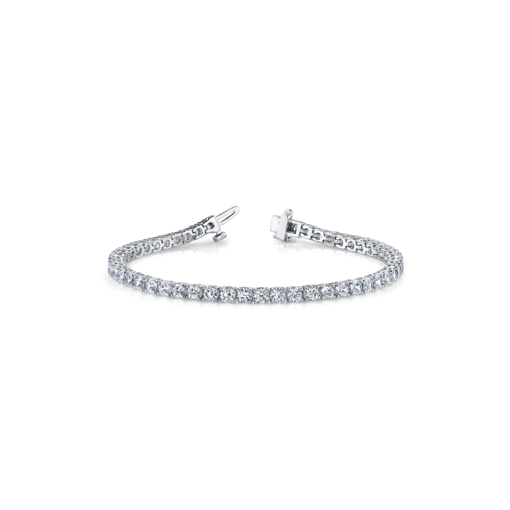 Natural Diamond Tennis Bracelet