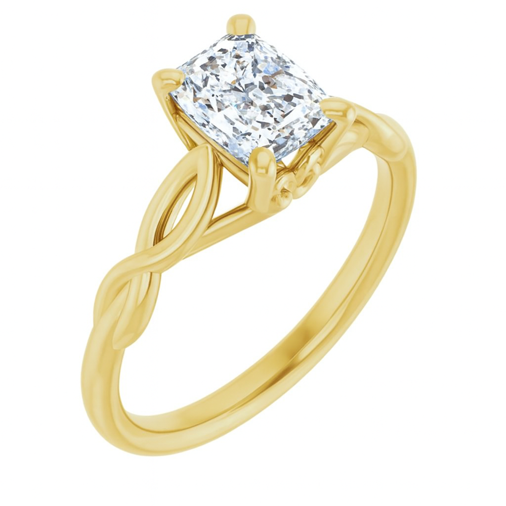 yellow gold radiant