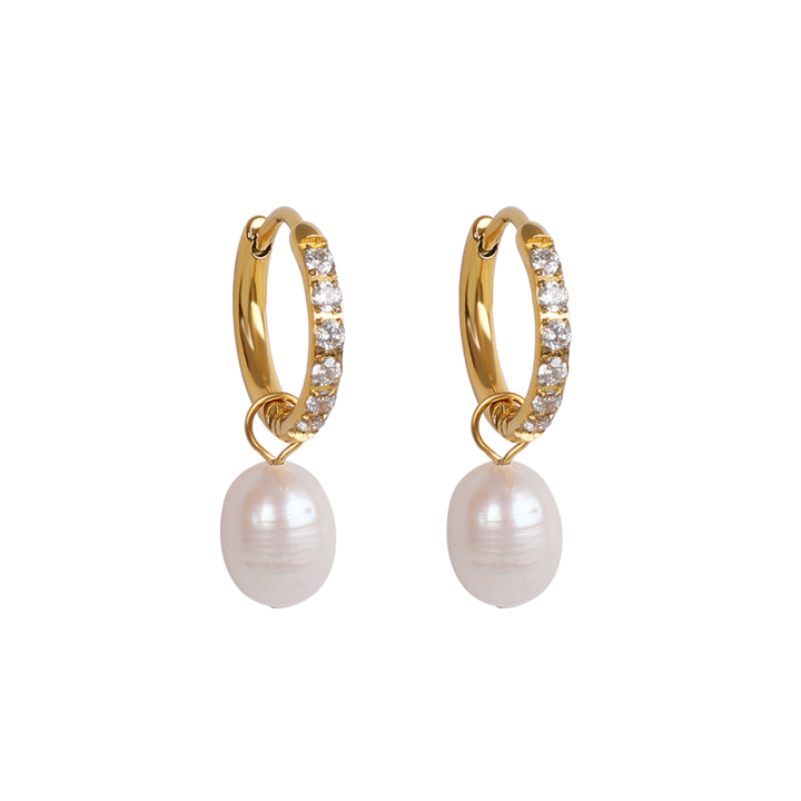 Isla Pearl Hoops