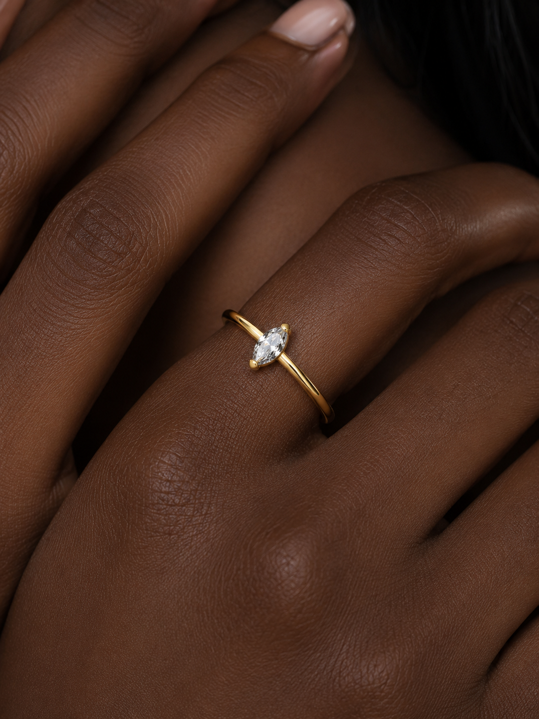 Dainty Marquise Ring