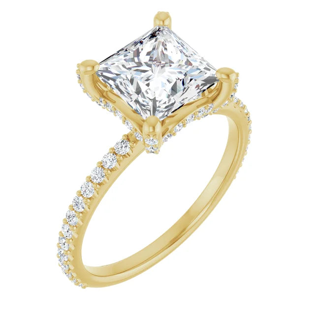 yellow gold princess