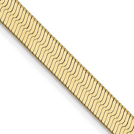 14K Herringbone Necklace