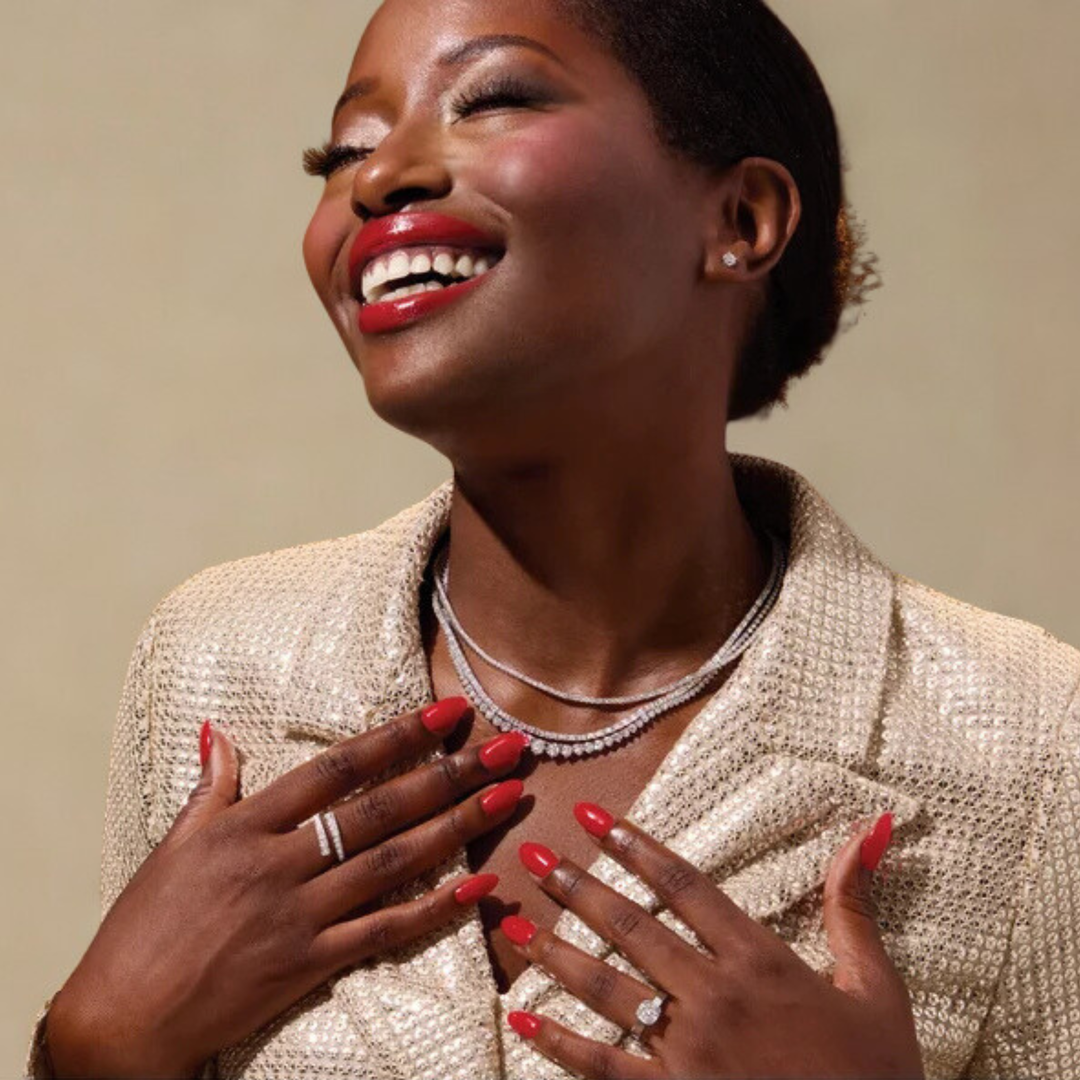 Graduated Lab-Grown Diamond Tennis Necklace