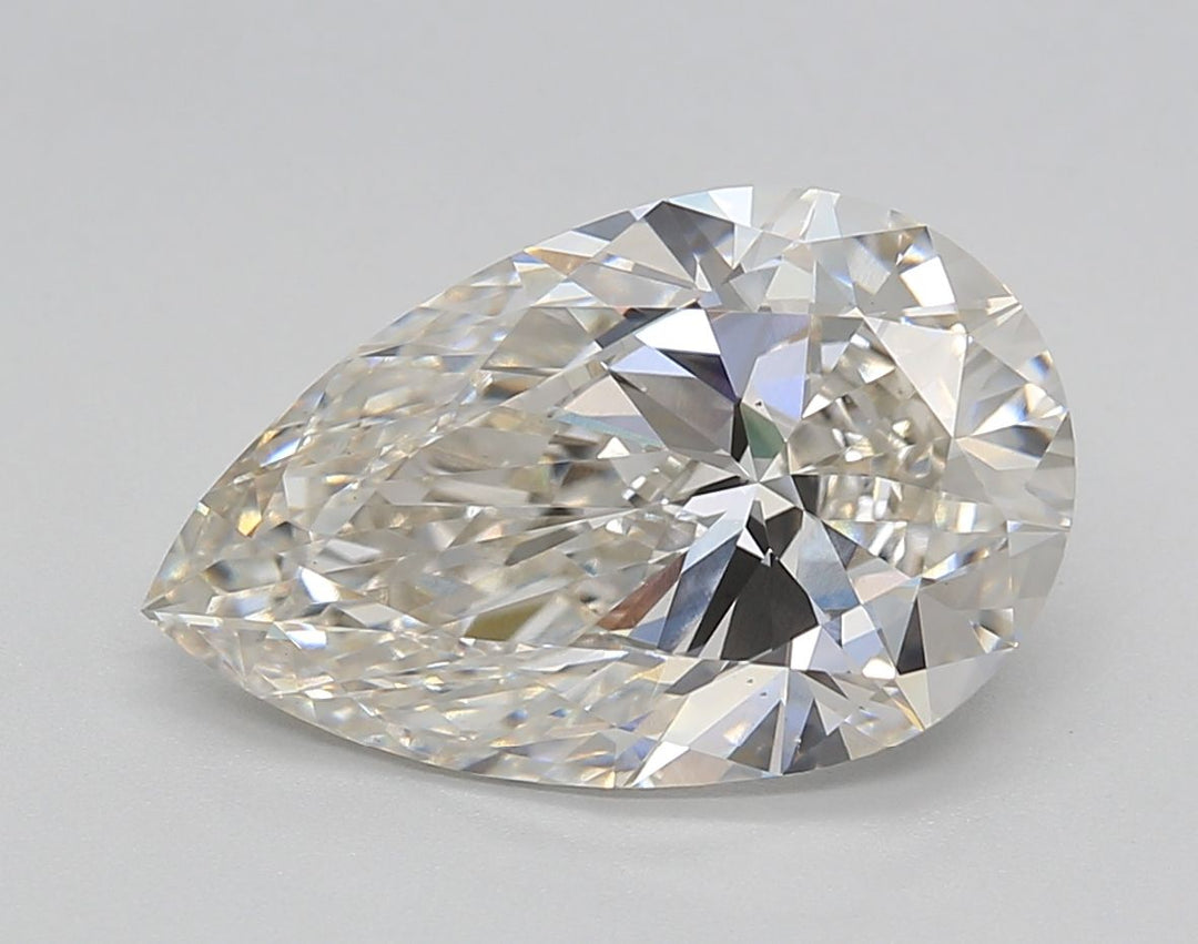 4.06 Carat Pear Shape Lab Grown Diamond