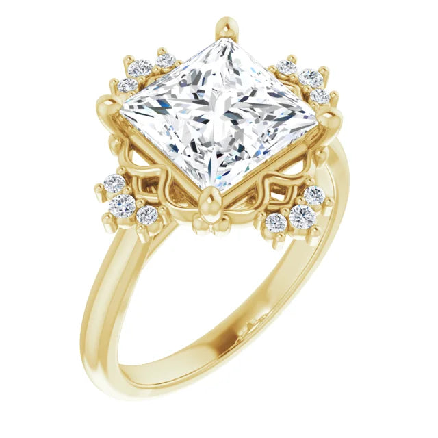 yellow gold princess