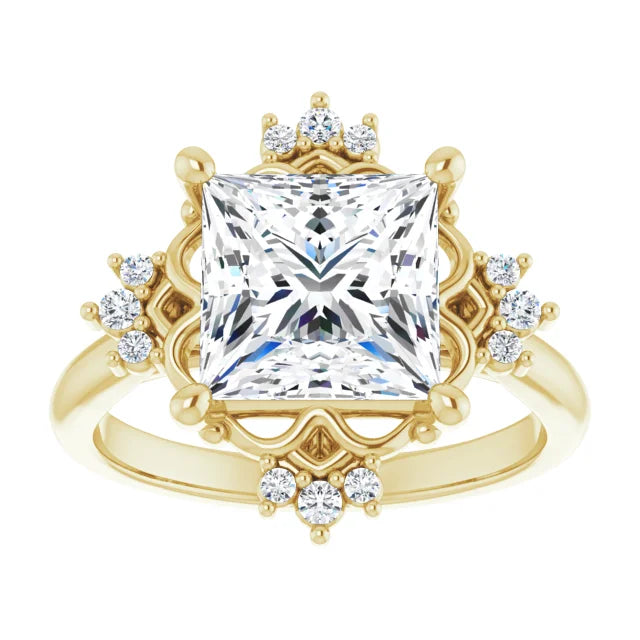 yellow gold princess