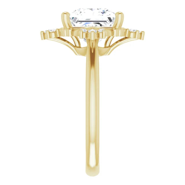 yellow gold princess