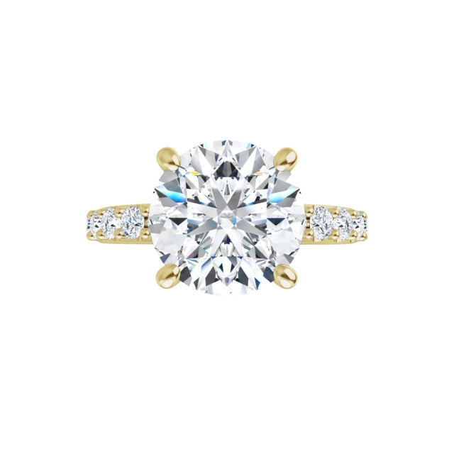 yellow gold round