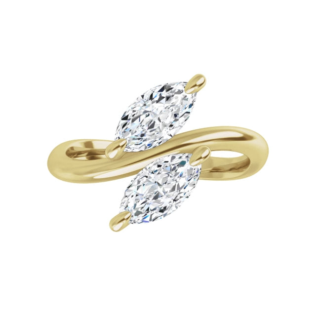 yellow gold marquise