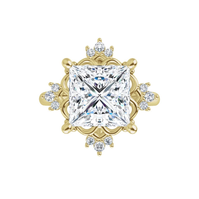 yellow gold princess