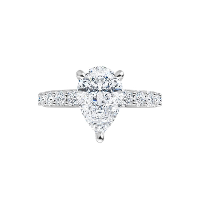white gold pear