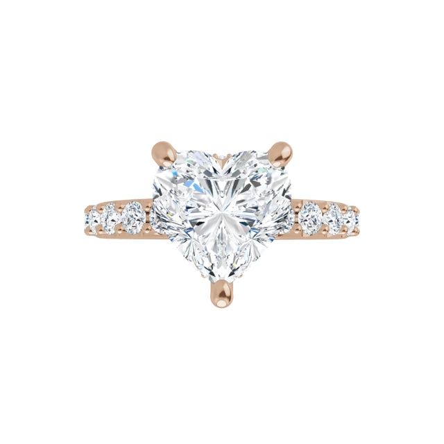 rose gold heart