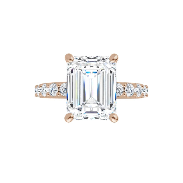 rose gold emerald
