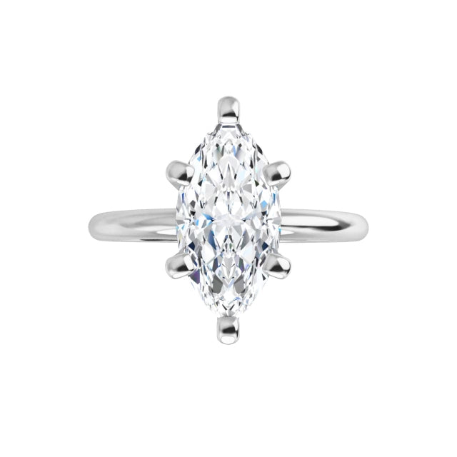 white gold marquise