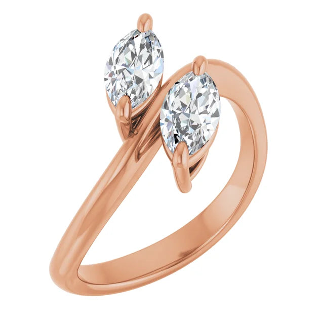 rose gold marquise