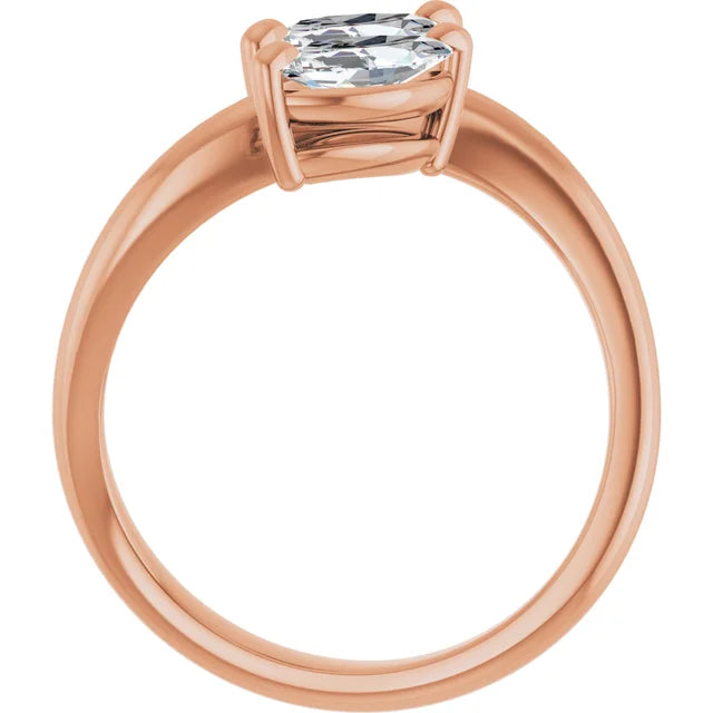 rose gold marquise
