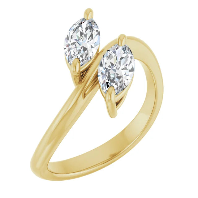 yellow gold marquise