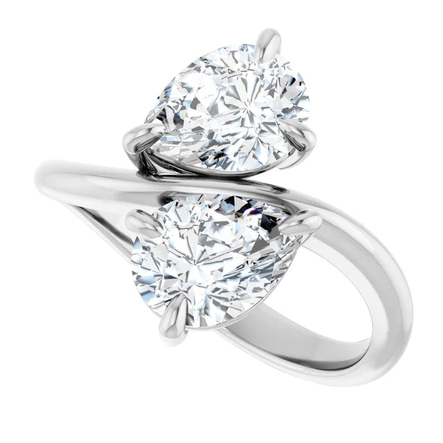 Pular With 1.02 Carat Pear Shape Natural Diamond