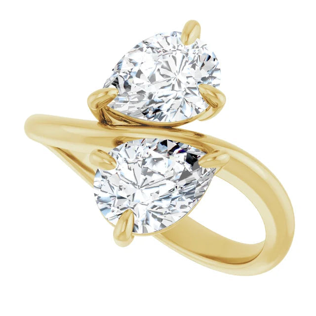 Pular With 2.0 Carat Pear Shape Lab Diamond (Certificate No: 771655160)