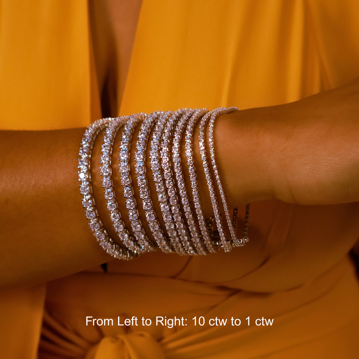 Natural Diamond Tennis Bracelet