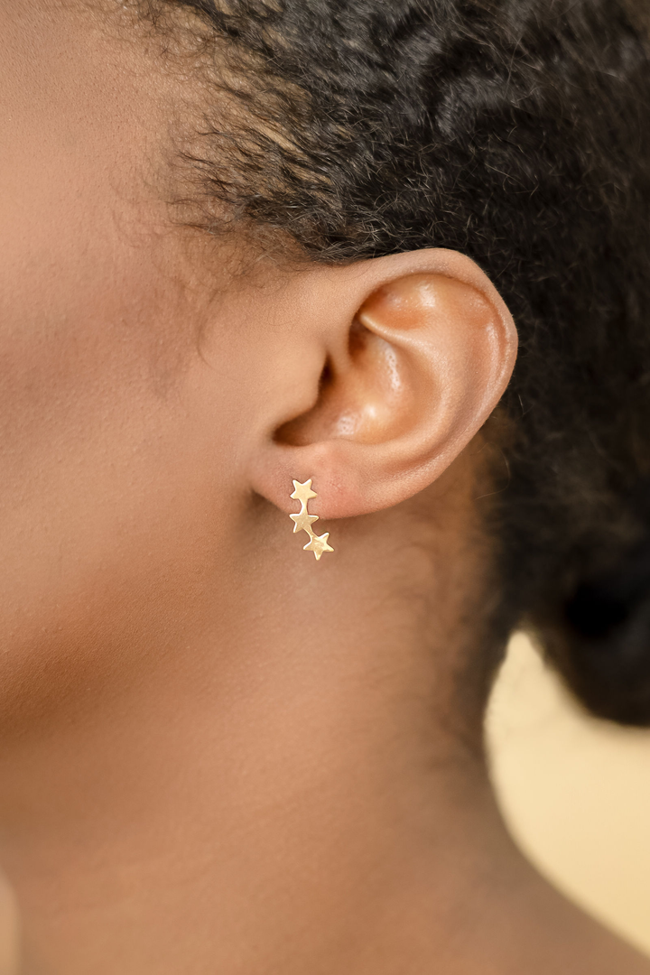 Luna Star Earring - 14K GF