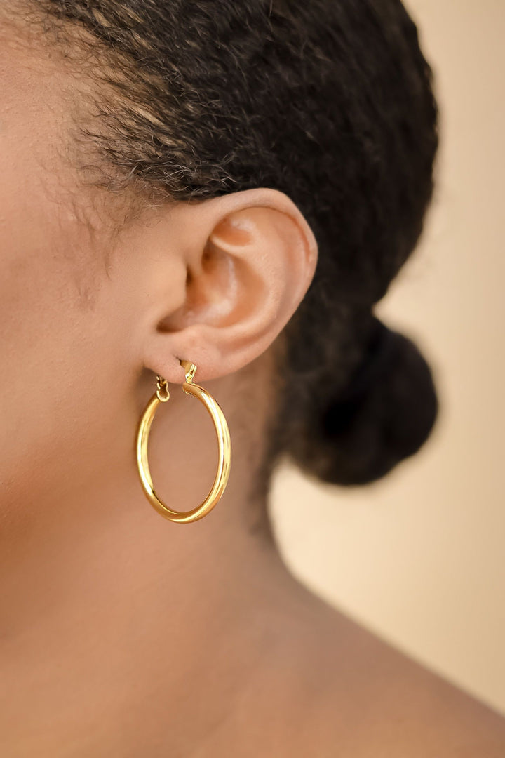 Talia Hoops - 18K GF