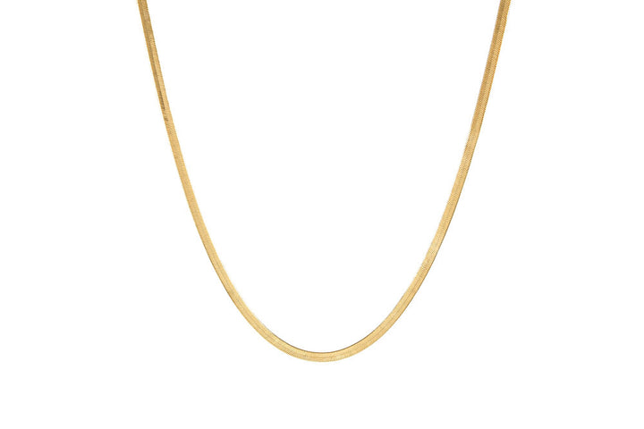 Gold Herringbone Chain