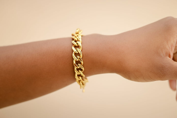 Chunky Cuban Chain Bracelet