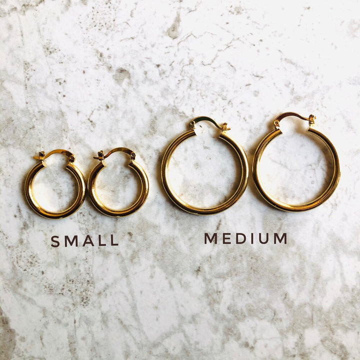 Talia Hoops - 18K GF