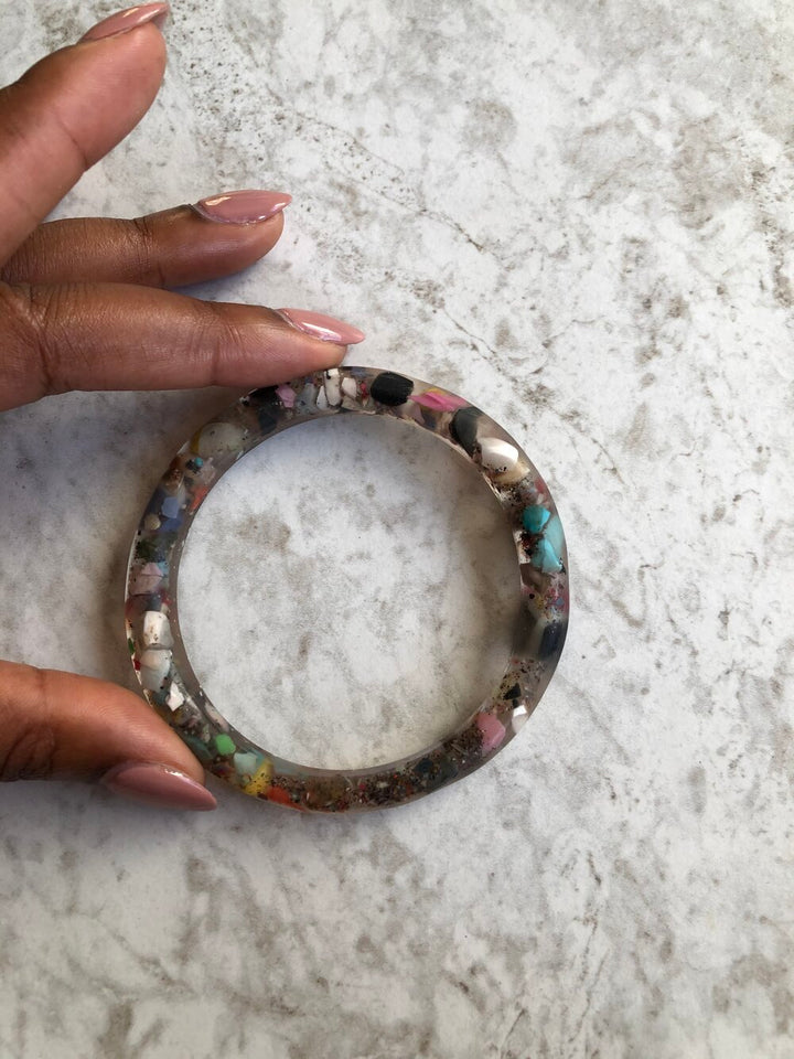 Ella Recycled Material Bangle