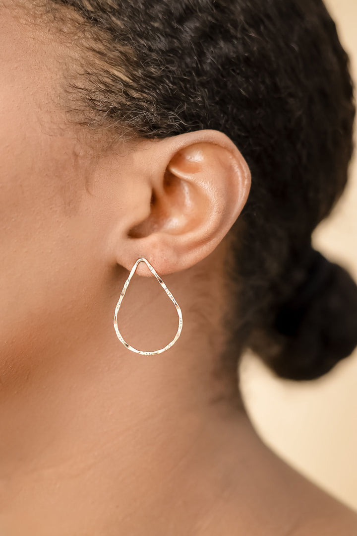 Teardrop Studs - 14K GF