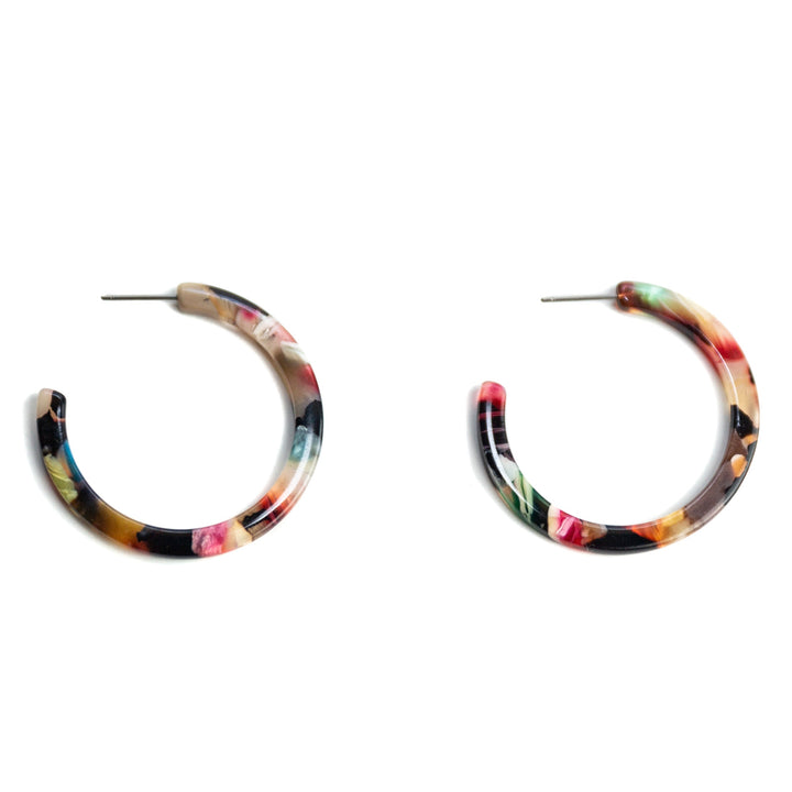 Multicolor Madina Hoops